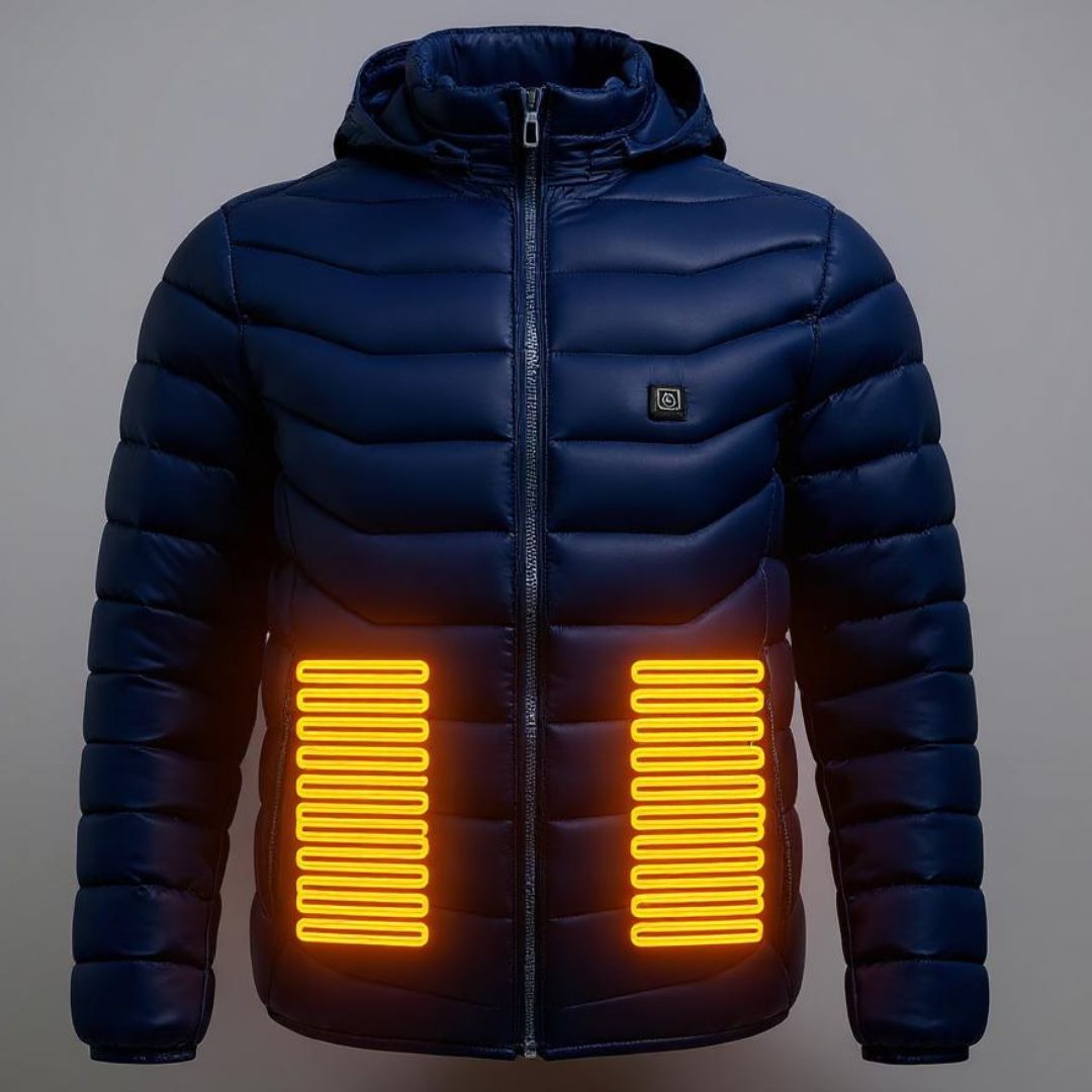 Heated Puffer Windbreaker Jacket